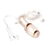 Vaginal probe with two electrodes and balloon: ideal for perineal reeducation by electrostimulation or EMG or manometric biofeedback